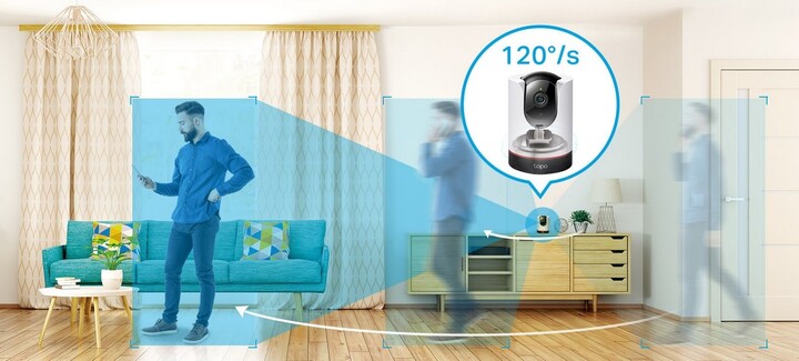 Kamerë e brendshme TP-LINK Tapo C225, e bardhë / zezë