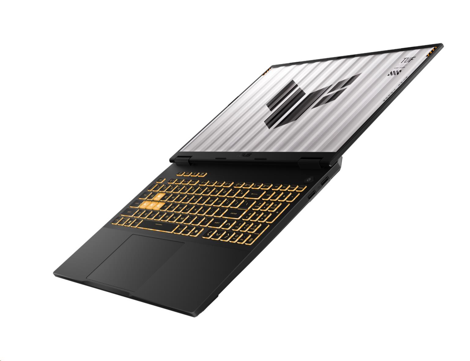 Laptop ASUS TUF Gaming F16 FX608JMR, 16", Intel Core i5-14450HX, 16GB RAM, 1TB SSD, NVIDIA RTX 5060, i hirtë