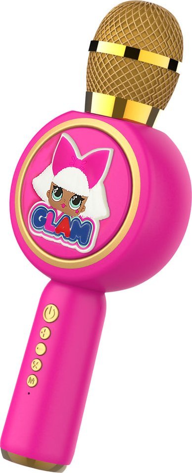 Mikrofon karaoke LOL Surprise Sing Along, Bluetooth, drita LED, shumëngjyrësh