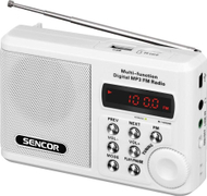 Radio Sencor SRD 215 W, e bardhë