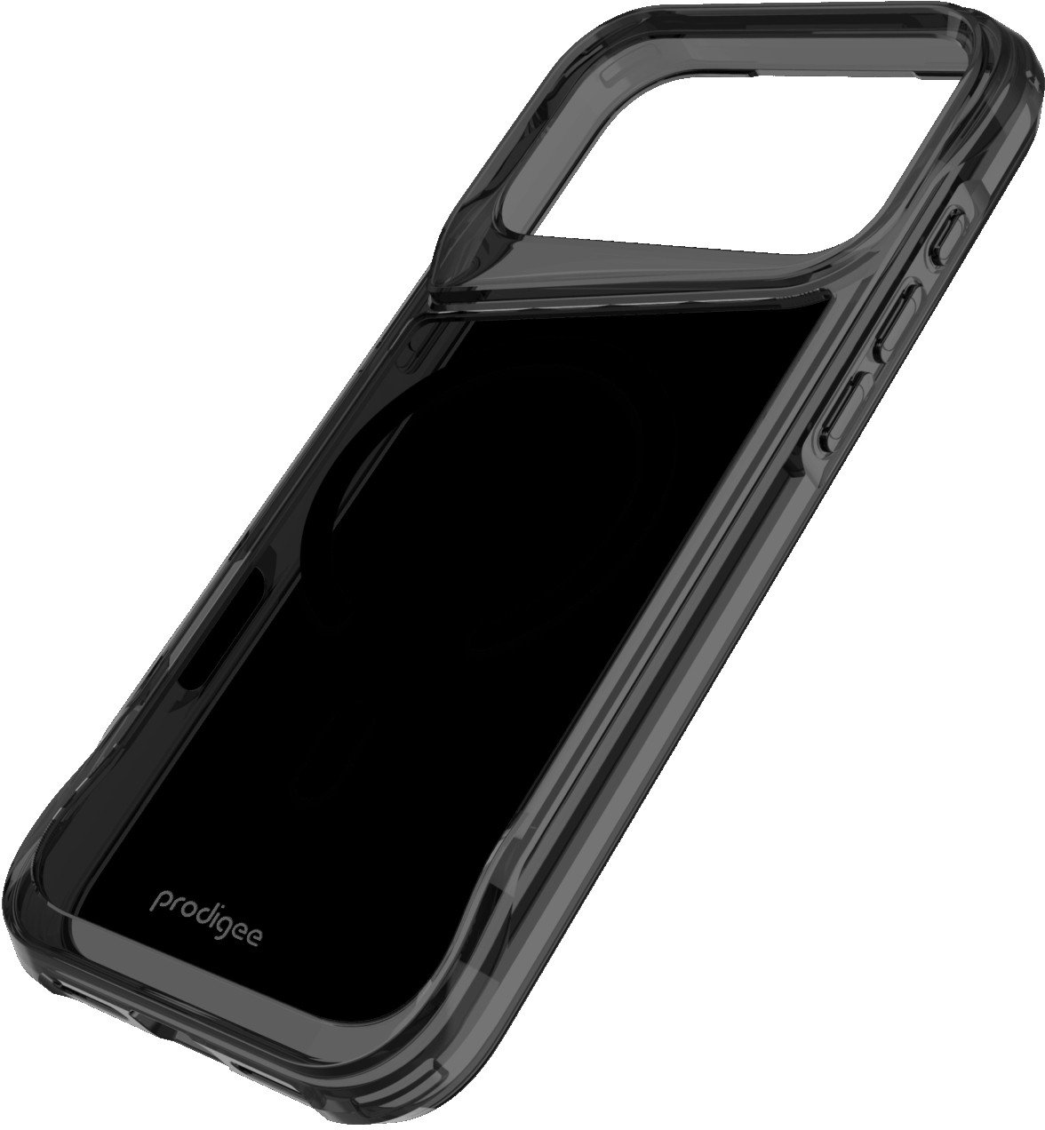 Mbulesë telefoni Super Hero, për iPhone 17 Pro, dy shtresa, rezistente ndaj goditjeve, ngjyrë smoke