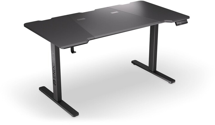 Tavolinë Endorfy Atlas L Electric, e zezë