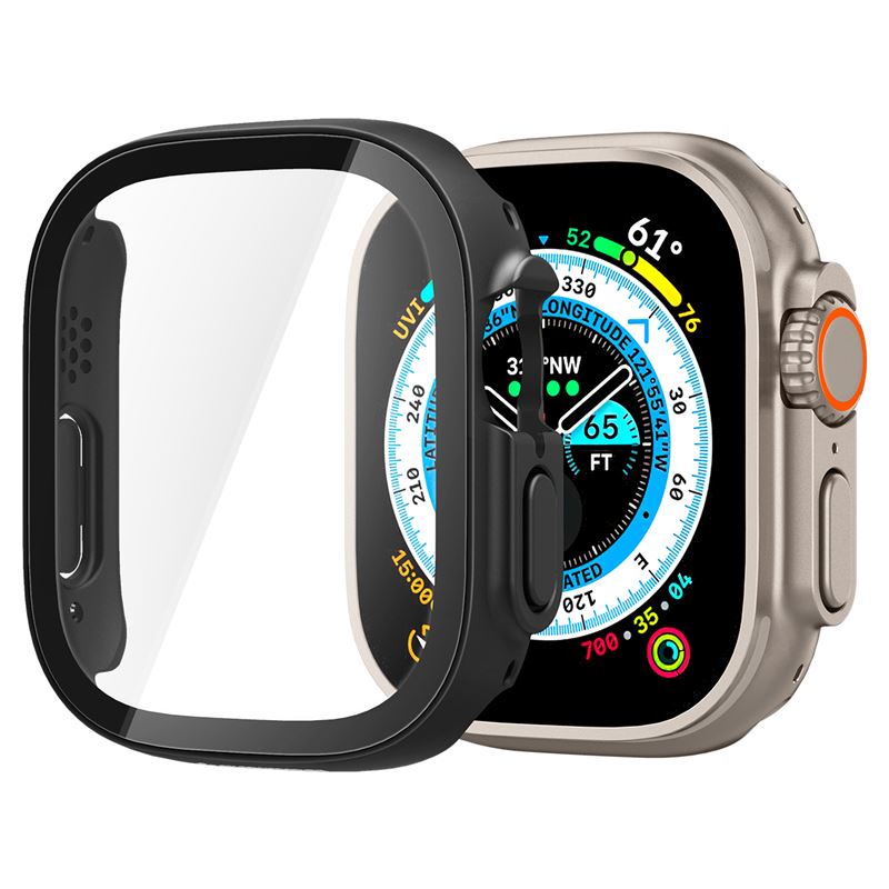 Mbështjellës për Apple Watch Ultra 2/Ultra 49mm Spigen Thin Fit 360, i zi