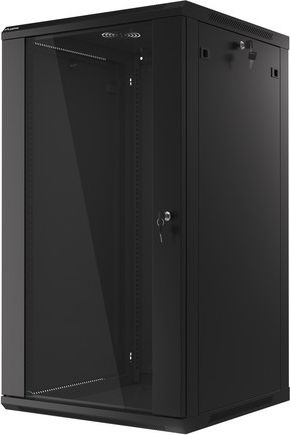 Kabinetë muri Lanberg WF01-6622-10B, 19", 22U, e zezë
