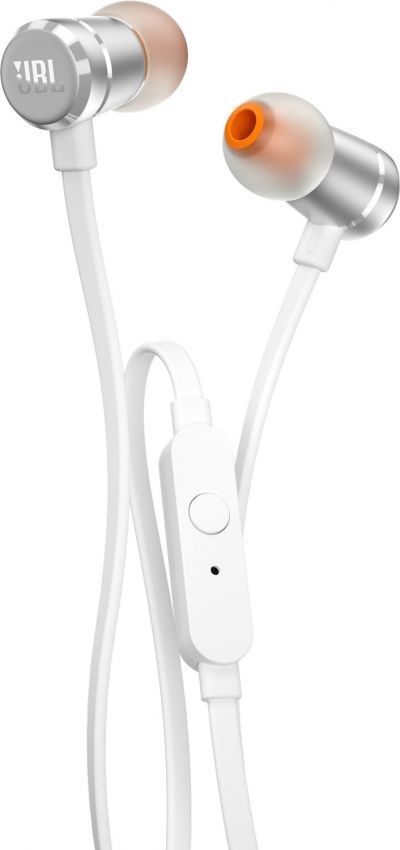 Kufje JBL T290 In-Ear, të argjendtë/të bardha