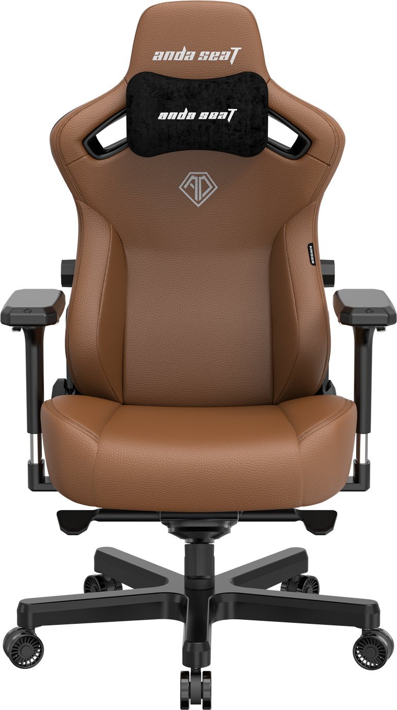 Kарика за гејминг AndaSeat Kaiser 3 Series L, ергономска, ПВЦ кожа и ткаенина, кафеава Bentley