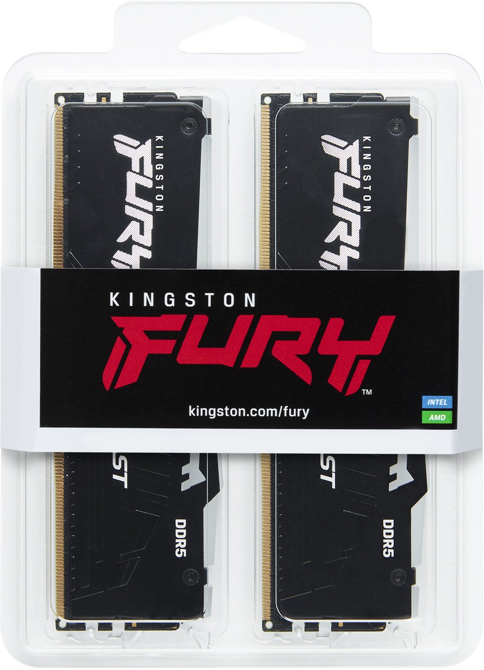 Memorie RAM Kingston FURY Beast, 64GB DDR5, 5200MT/s, RGB