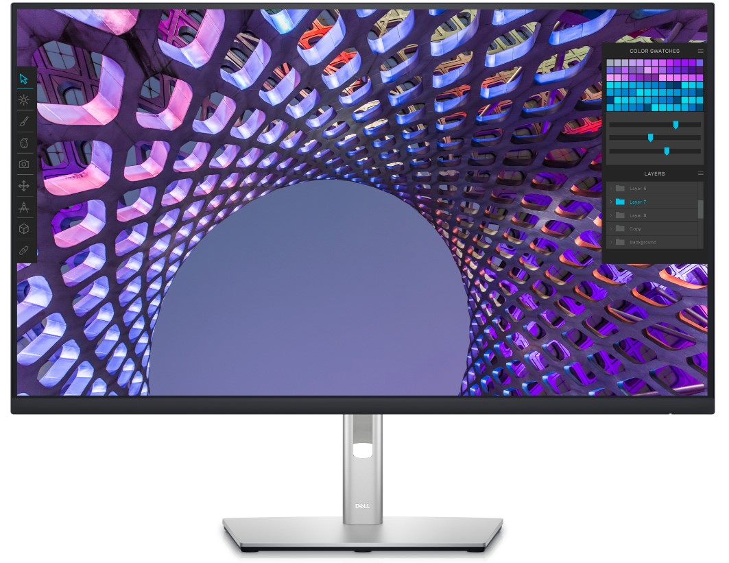 Monitor Dell P3223QE, 31,50", IPS, 4K UHD, i zi/argjendtë