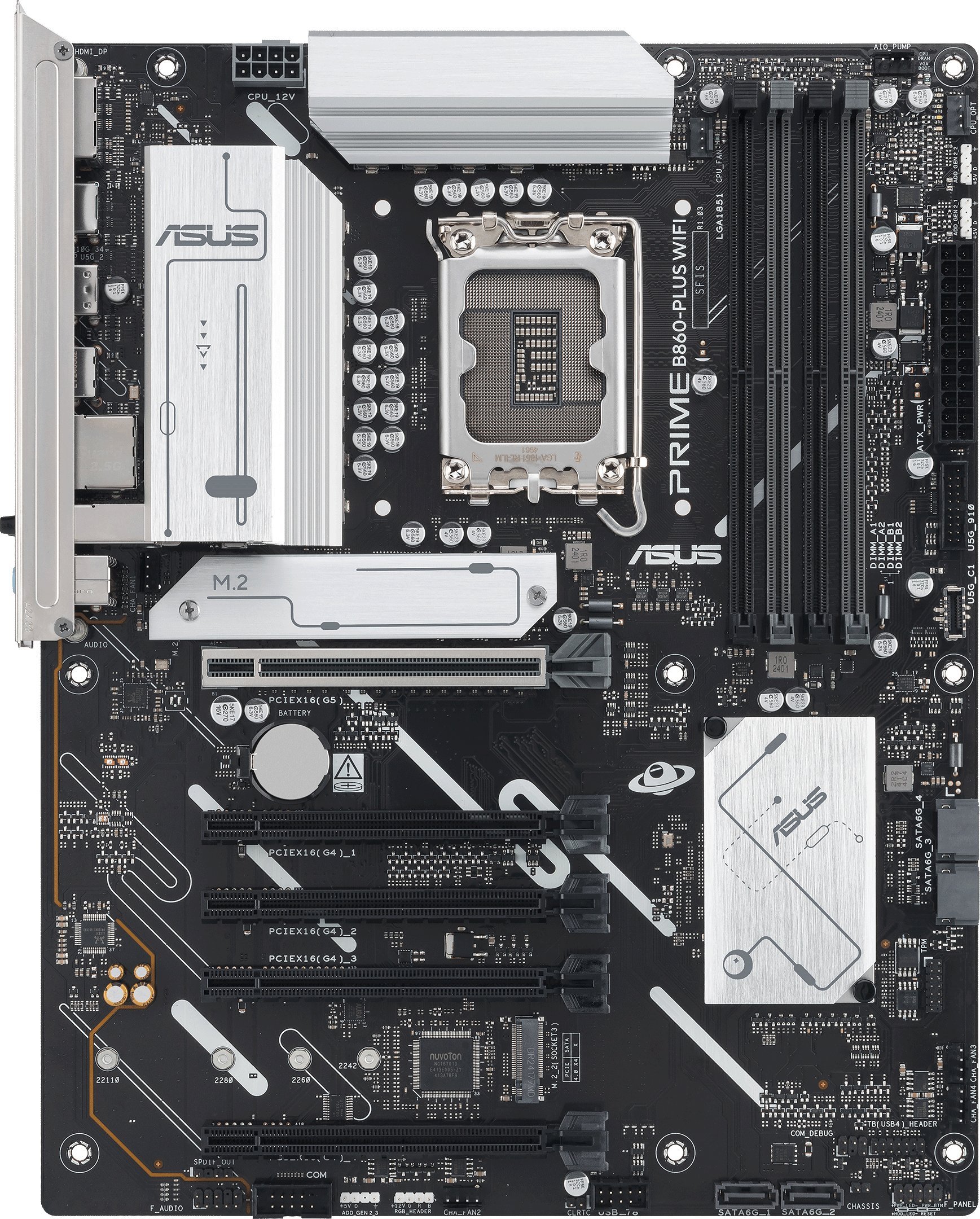 Motherboard ASUS PRIME B860 PLUS WIFI, Intel B860, LGA 1851, ATX