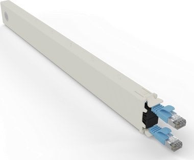 Kasetë kabllosh PATCHBOX .one, 8RU, STP, blu