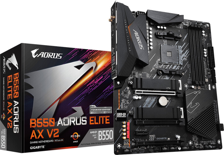 Pllakë amë Gigabyte B550 AORUS ELITE AX V2