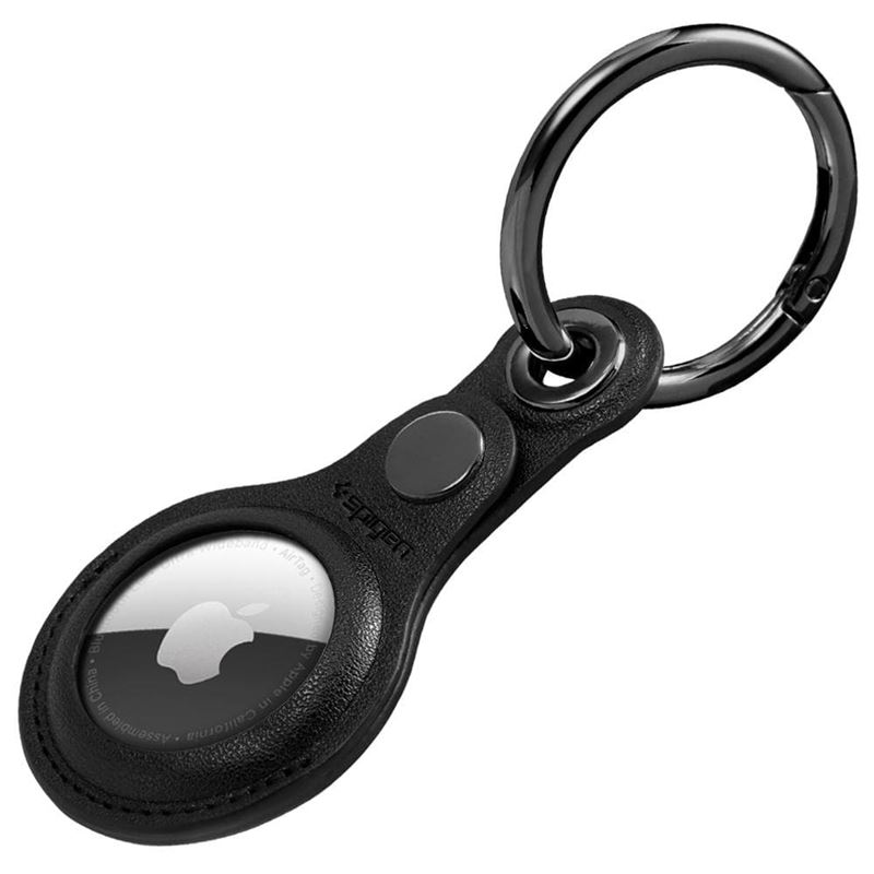 Varëse çelësash Spigen Valentinus për Apple AirTag, lëkurë, e zezë