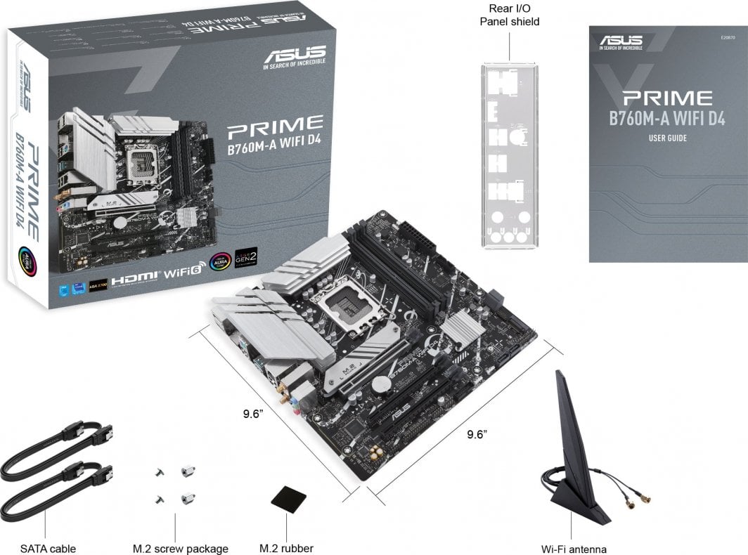 Pllakë amë Asus PRIME B760M-A