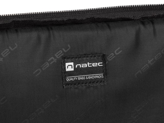 Çantë dore për laptop Natec GOA, 15.6", e hirtë / e zezë