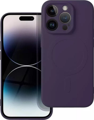 Kapak silikoni OEM MagSafe për iPhone 14 Pro, vjollcë