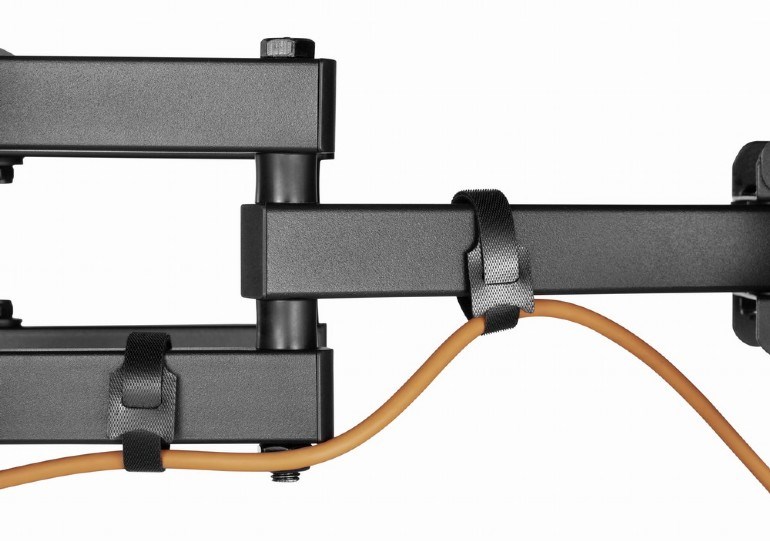 Mbajtëse muri për TV Gembird WM-80ST-03, 37"-80", VESA 600x400 mm, e zezë