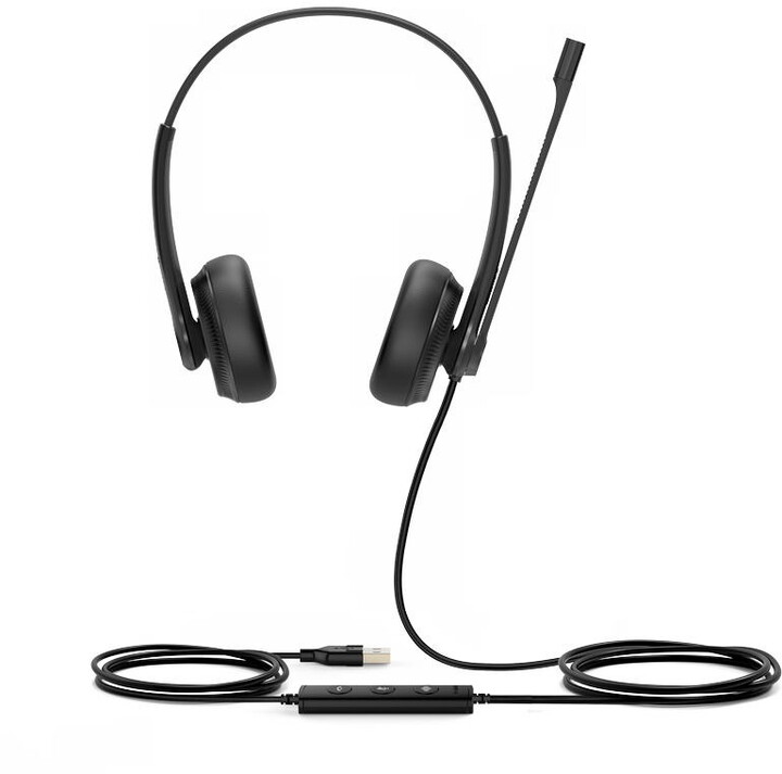 Kufje YEALINK UH34, Dual, të zeza