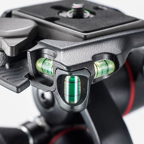 Kokë tripodi Manfrotto MHXPRO 3W, 3 Way Panhead, alumini, e zezë