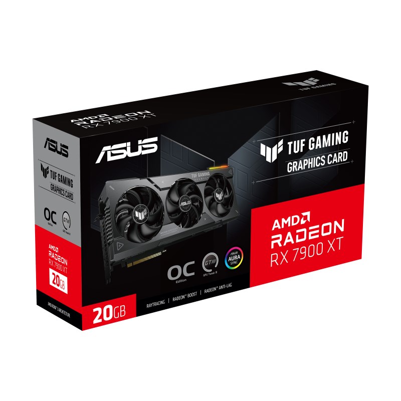 Kartë grafike ASUS TUF Gaming AMD Radeon RX 7900 XT, 20 GB GDDR6
