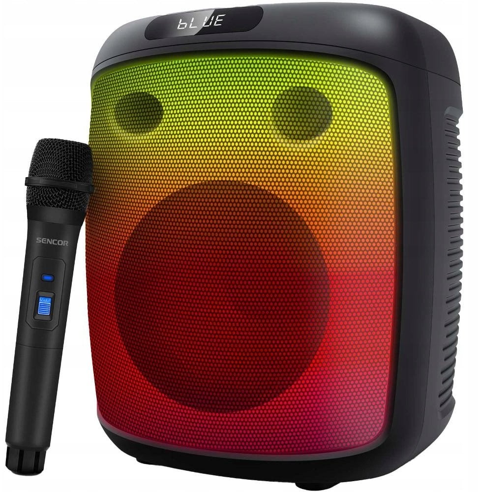 Altoparlant party Sencor Partycon Base, Bluetooth, me mikrofon wireless, i zi
