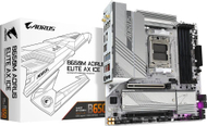 Pllakë amë Gigabyte B650M AORUS ELITE AX ICE, AMD B650, Socket AM5, 4 slota, Bluetooth, Wi-Fi 6, Micro ATX