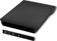 Kuti eksternale Qoltec për CD DVD SATA, USB 3.0, e zezë