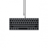 Tastierë Satechi Slim W1 USB-C Backlit - US, e hirtë
