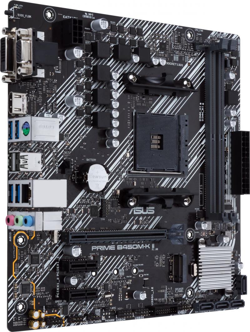 Pllakë amë Asus PRIME B450M-K II, AMD B450