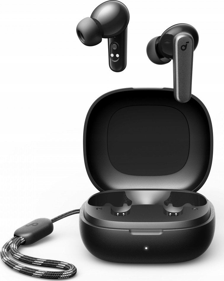 Kufje pa tela Anker Soundcore R50i, Bluetooth, me kuti karikimi, të zeza