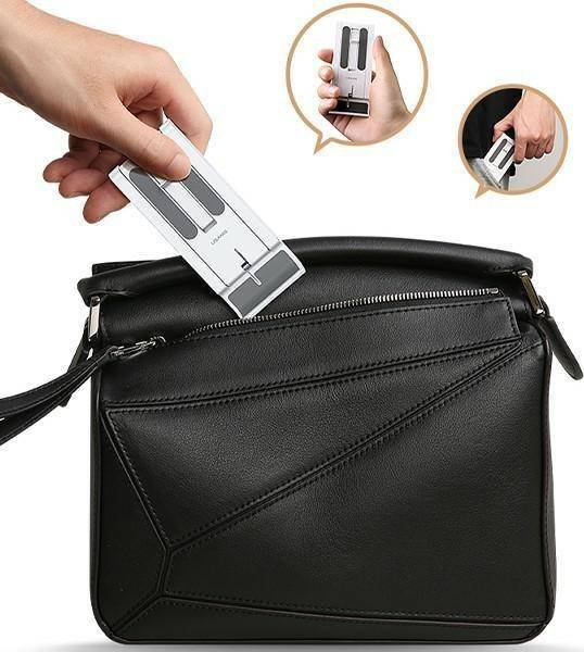 Mbajtëse desktop për telefon dhe tablet Usams US-ZJ070, e rregullueshme, universale, e bardhë