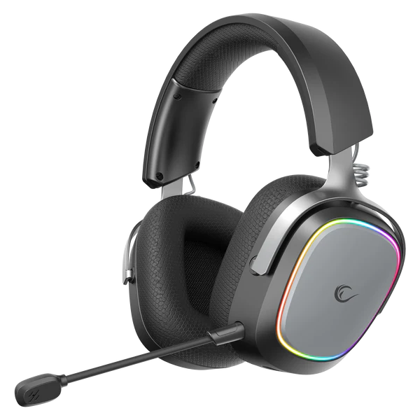 Kufje Gaming  Rampage e RETSU Protein Earpad – Wireless me Mikrofon, RGB, Black/Grey