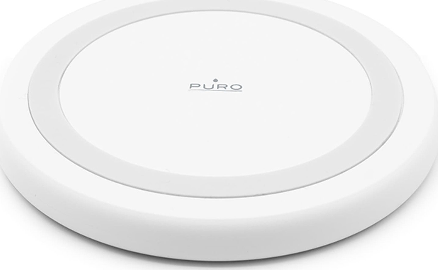 Karikues wireless Puro Wireless Charging Station, Qi, 10W, i bardhë