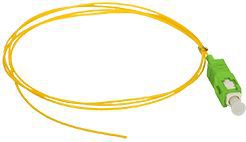 Pigtail fibër optike Alantec FOI SCA 9SM 2, single mode 9/125, SC APC, 2m, i verdhë