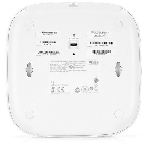 Access point Aruba HPE Networking AP-503R-RW, Wi-Fi 6, 1200Mbit/s, i bardhë