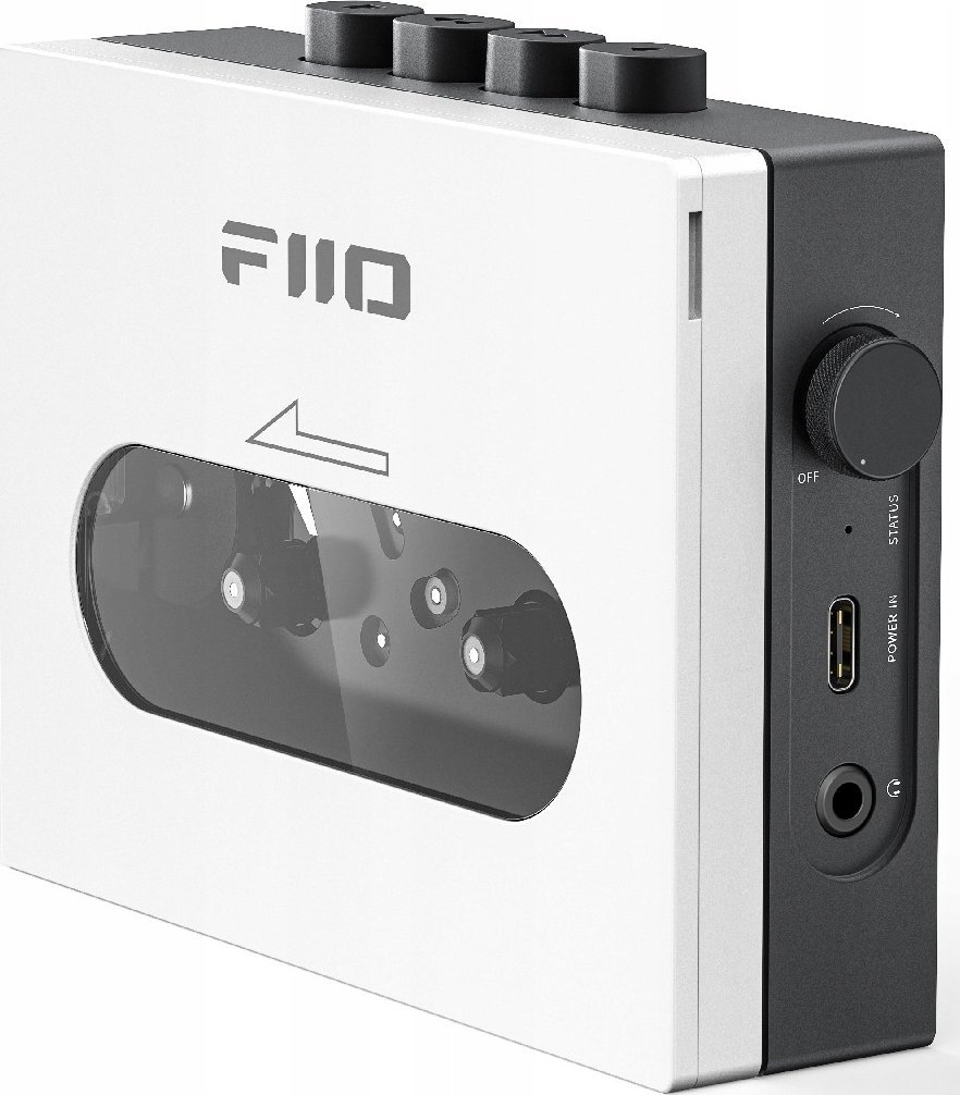 Kasetofon portabel FiiO CP13, stereo, bardh e zi
