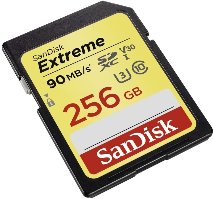 Kartë memorie SanDisk Extreme SDXC 256GB