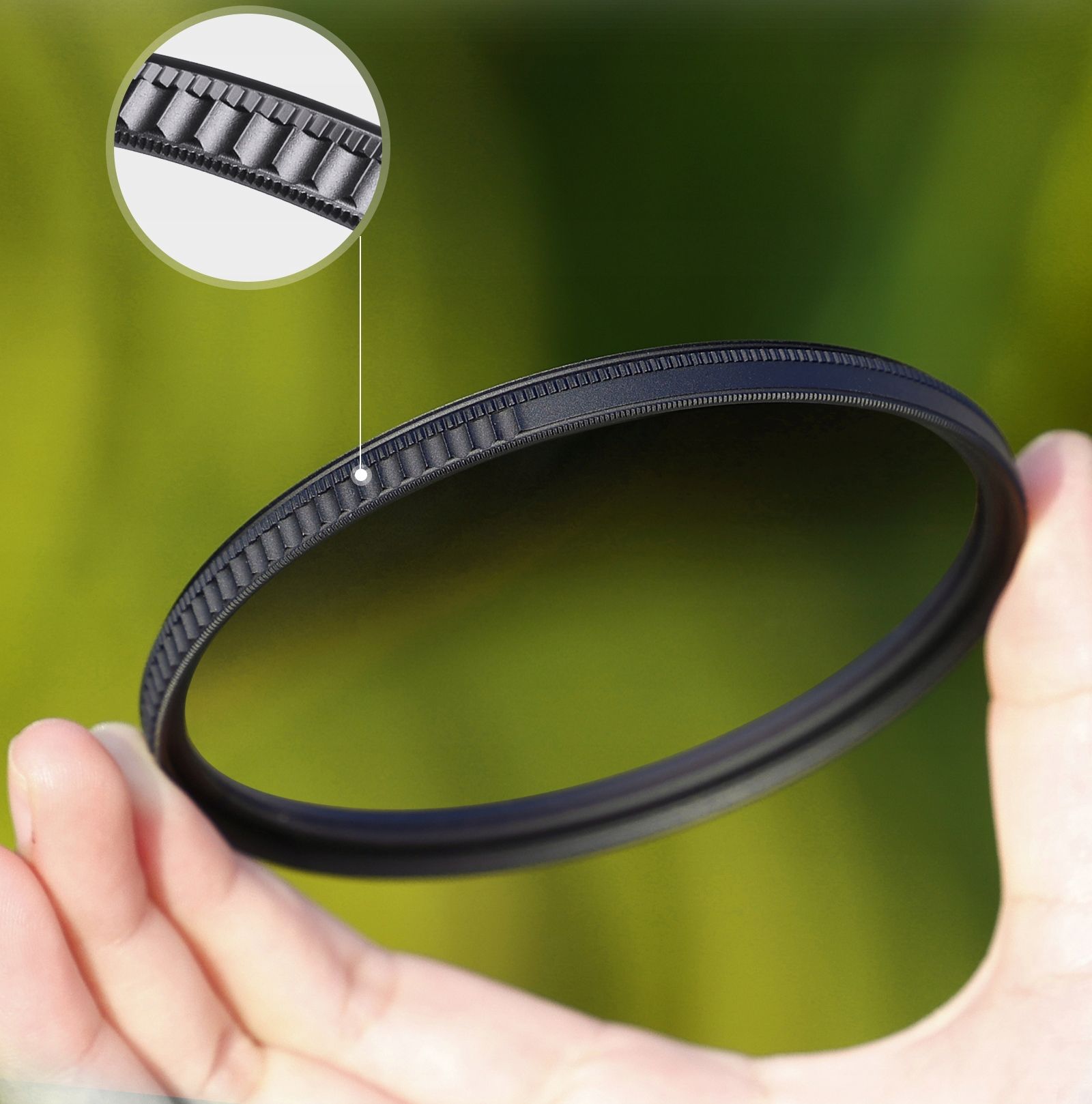 Filter gjysmë gri K&amp;F Concept KF01.1541, ND8, 58mm, xham optik