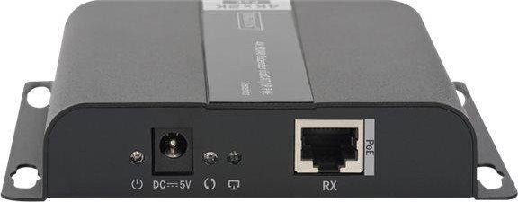Sistem transmetimi AV Digitus 4K HDMI Extender over CAT IP Receiver, PoE, i zi