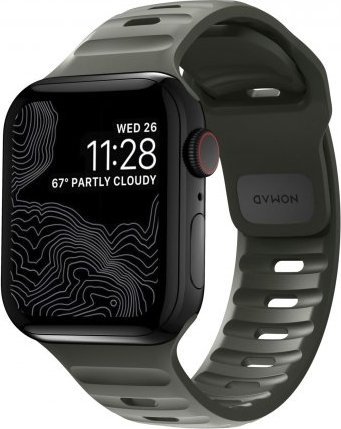 Rrip sportiv për Apple Watch, 46mm 49mm, jeshile e hapur