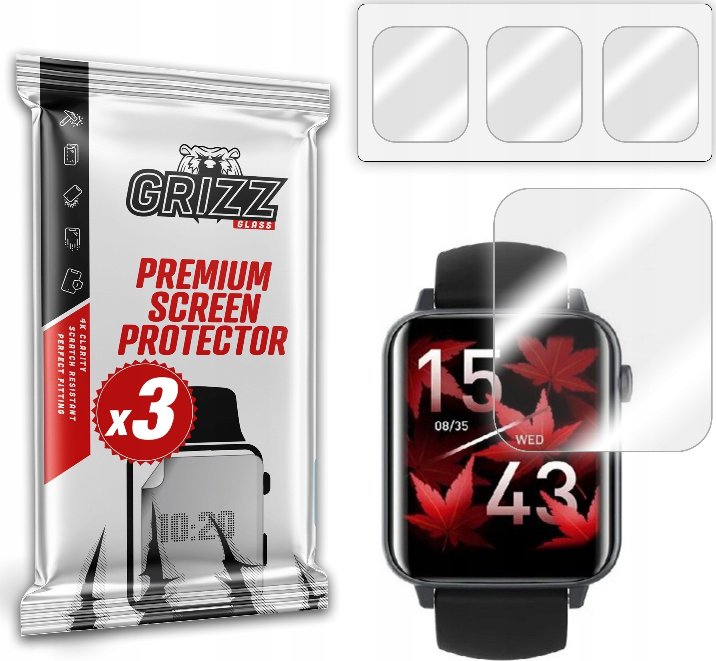 Folie mbrojtëse hydrogel 3 copë për Doogee SC3, transparente