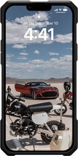 Kuti mbrojtëse UAG Monarch për iPhone 14 Max, Kevlar, MagSafe, e zezë