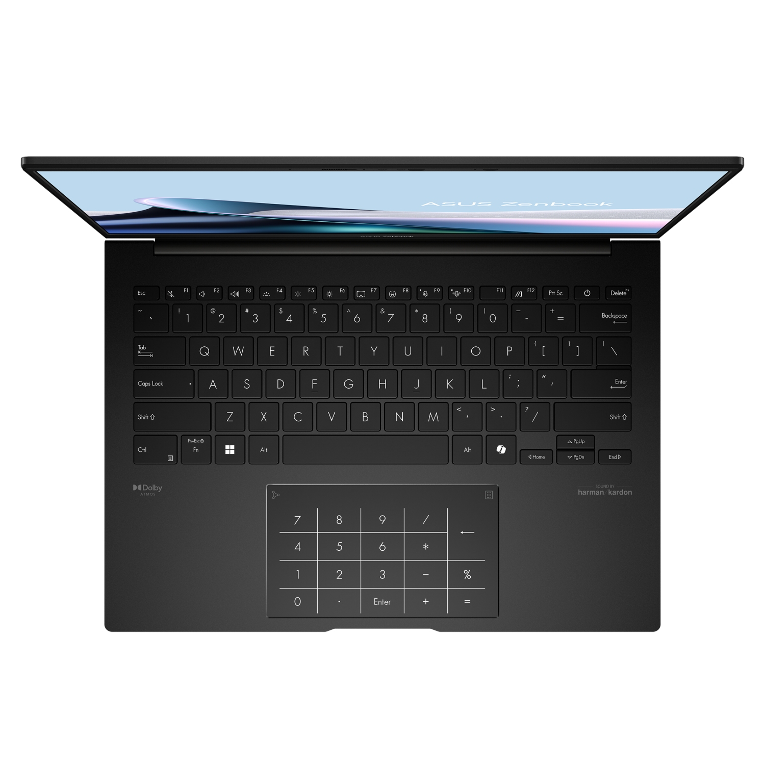Laptop ASUS Zenbook 14 OLED UM3406HA, AMD Ryzen 7 8840HS, 14\", 16GB RAM, 1TB SSD, AMD графика, Windows 11 Pro, црн