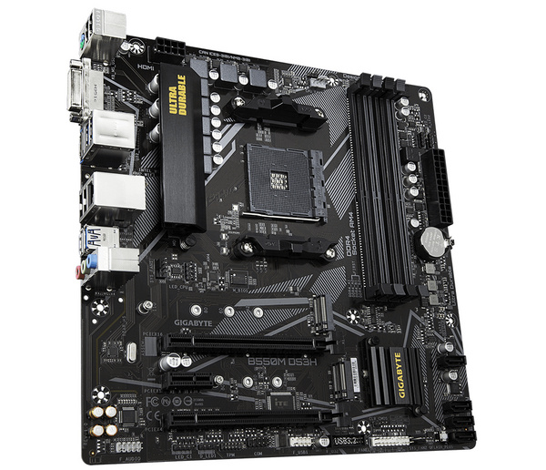 Pllakë amë Gigabyte B550M DS3H Socket AM4 micro ATX - AMD B550