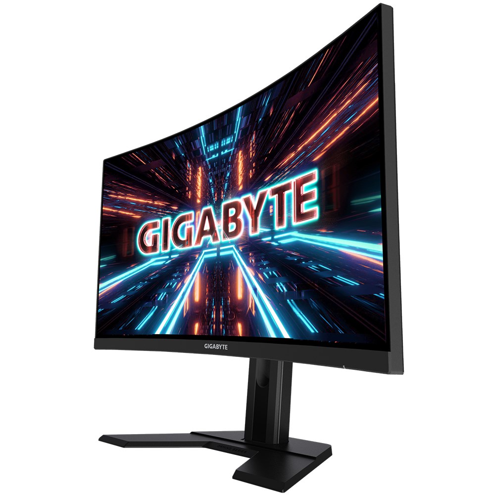 Monitor Gigabyte G27QC A, 27", 2560 x 1440, 2K Ultra HD, 165 Hz, i zi
