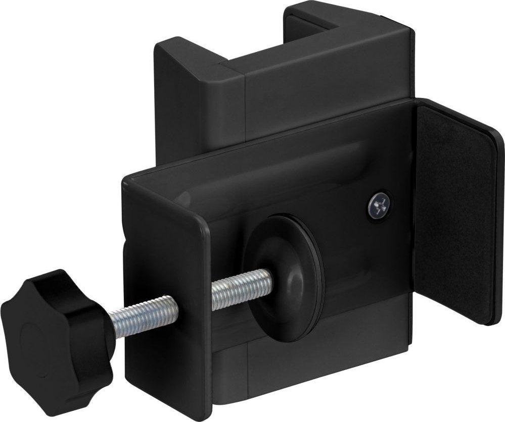 Kapëse tavoline InLine për listelë elektrike, me vidë, e zezë