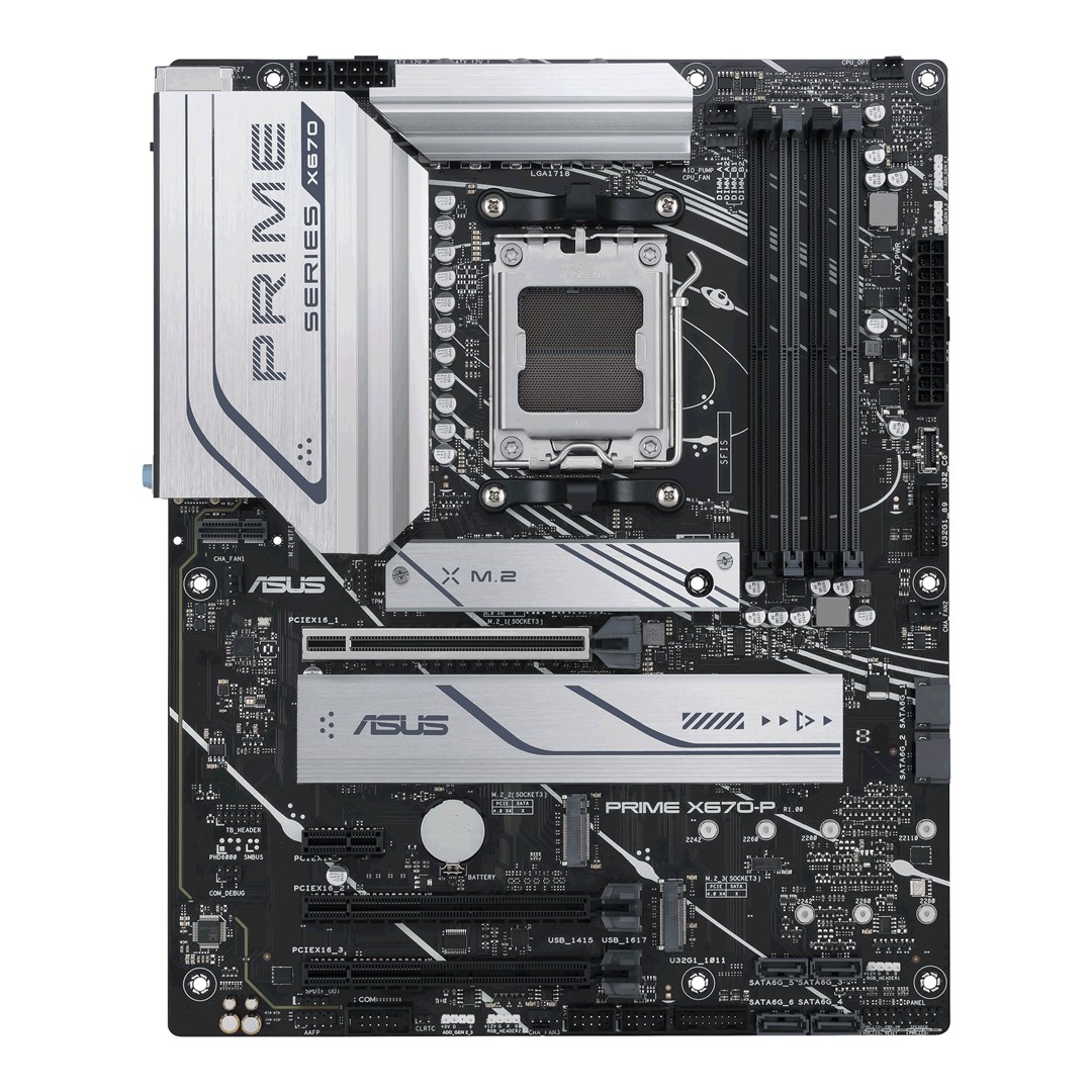 Pllakë amë ASUS PRIME X670-P AMD X670 Socket AM5 ATX
