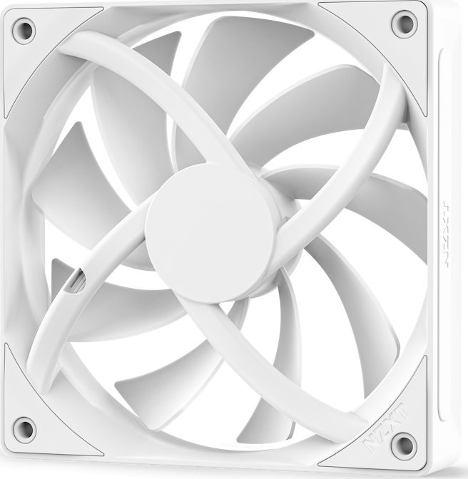 Ventilator PC NZXT F120Q V2, 120mm PWM, i bardhë