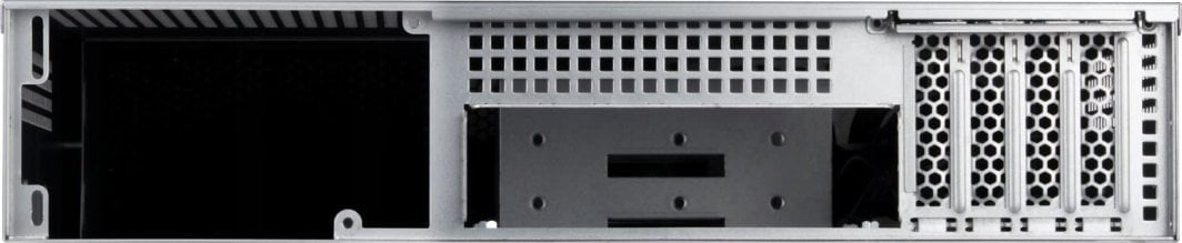 Kuti serveri SilverStone 2U Rackmount, Micro ATX, pa furnizues, gri