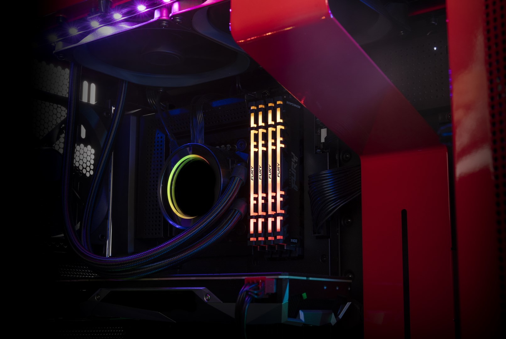 Memorie RAM Kingston FURY 16GB 3600MT/s DDR4 CL16 DIMM 1Gx8 Renegade RGB