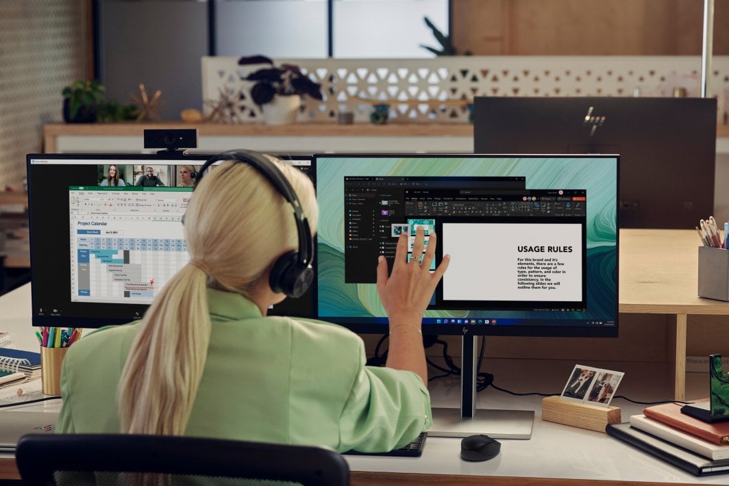 Monitor HP E24T G5, 23.8'', 1920 x 1080, i zi